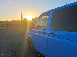Sunset on an autumn evening