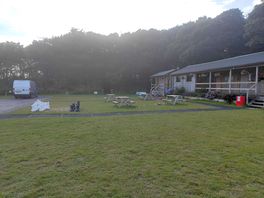 Outdoor games toilets, bathrooms and shop.