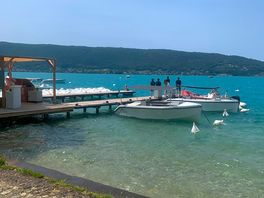 The dock outside the gate