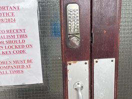 The broken lock