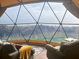 View from double bed