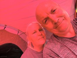 Inside our tent