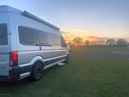 Sunset at camper uk