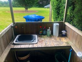 Washing up area