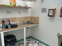 Washing up area