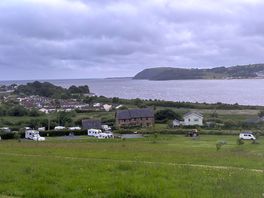 View from the top of the site