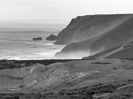 Cornish coast near the victory inn