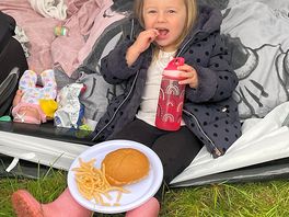 Having her grub
