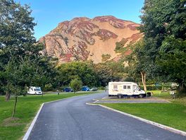 The view behind our camper