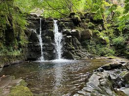Waterfall near campsite