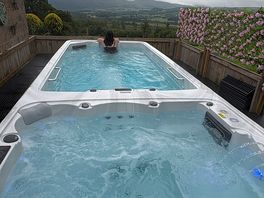 Gorgeous views with a swimming pool and hot tub!