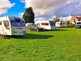 Camping field next to the pub