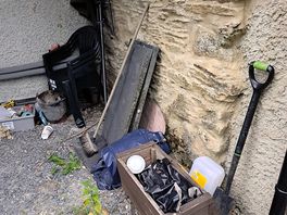 Filthy cleaning area