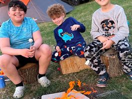 Enjoying marshmallow