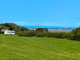 Spacious camping ground with scenic views.