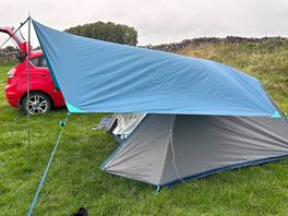 Setting up and enjoying the views around