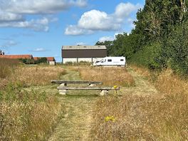 View back to the site