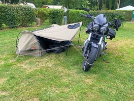 Perfect pitch for my tent and motorcycle.