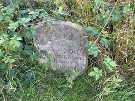 A beautiful reminder to a loved one along one of the walks.