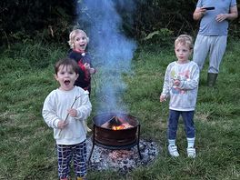 You can buy logs and kindling which come with a firepit - great for the kids, and then the adults.