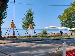 View from campsite entrance