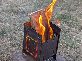 Little fire box we took with us