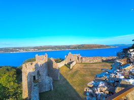 View from llansteffan castle