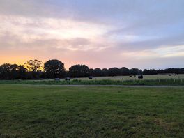 Lovely sunsets looking out into nearby field