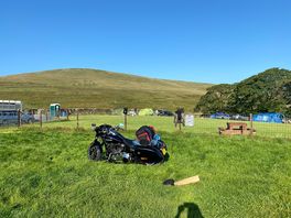 Solo motorcycle camp