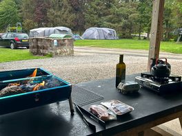 Outdoor eating area
