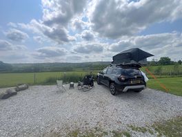 Great sized pitch with amazing views