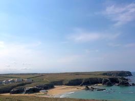 View of porthcothan bay