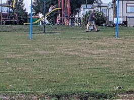 Excellent children's play area with plenty of space.