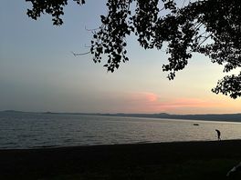 Lago del camping