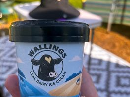 Lovely on site ice cream