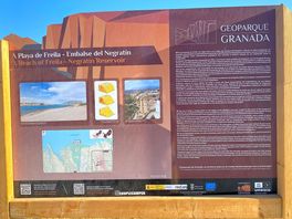 Information board of area