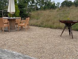 Seating area outside the hub