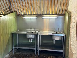 Washing up area