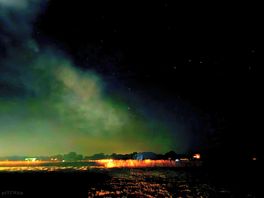 Night sky with little light pollution