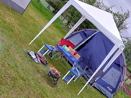 Chilling in our set up