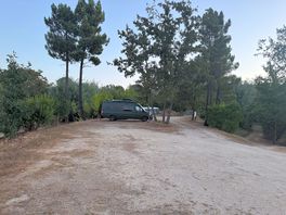 Motorhome pitch on top terrace.