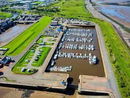 Harbour side site and marina