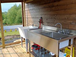 Washing up area