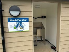 Fabulous doggy wash station