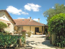 Entrance to the three-bedroom cottage