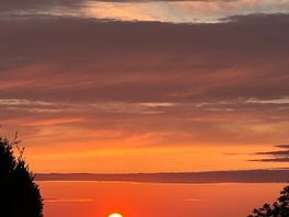 Sunset over the sea!