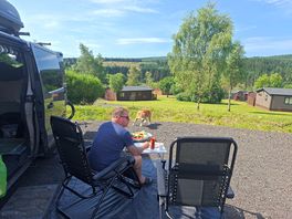 Dinner in the sun