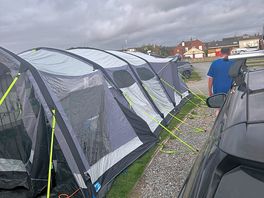 Tent on site