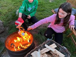 Roasting marshmallows