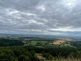 View from over white horse